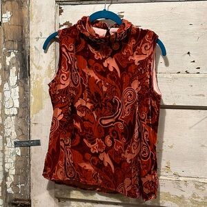 Double D Ranch Velvet Top. Vintage